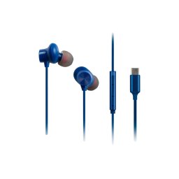 Casti In Ear Panasonic RP-TCM225DEA, cu fir, USB-C, Microfon, Albastru