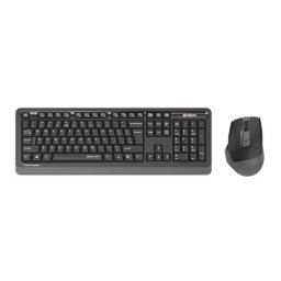 Kit Tastatura si Mouse Wireless A4Tech FGS1035Q, 2.4GHz, Gri inchis