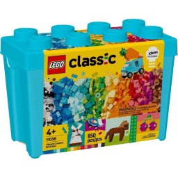 LEGO Classic 11038 Vibrant Creative Brick Box, 850 piese, varsta 4+, Multicolor