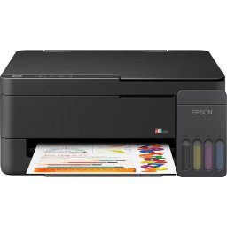 Imprimanta Multifunctionala EPSON EcoTank L3310, InkJet CISS, Color, Format A4, Viteza printare alb/negru 11 ppm, USB, Negru