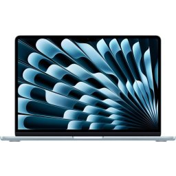 Laptop Apple MacBook Air 13.6 inch Liquid Retina, M5 10-Core, 24GB RAM, 512GB SSD, US English, macOS, Albastru