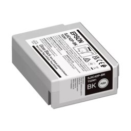 Cartus Cerneala Original Epson SJIC42P-BK, Negru lucios, pentru Epson CW-C4000