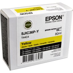 Cartus Cerneala Original Epson SJIC36P-Y, Galben, pentru Epson CW-C6500/C6000