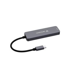Hub multiport Verbatim USB-C Essentials 4 × USB Type-C, Gri