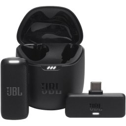 Microfon wireless JBL Quantum Stream, USB-C, autonomie pana la 24 ore, Negru