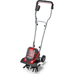 Motosapa electrica pe acumulator Einhell Power-X-Change GE-CR 30 Li, 2 X 18 V, 4 cutite, latime lucru 30 cm, adancime maxima 20 cm,fara acumulator si incarcator in setul de livrare, Negru-Rosu