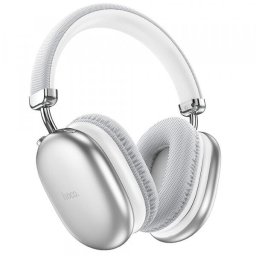 Casti Handsfree Bluetooth HOCO W35 Max, A2DP, Argintiu