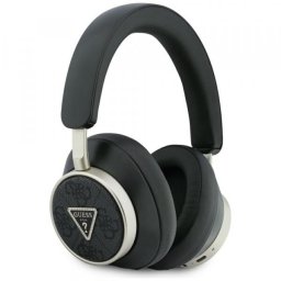 Casti Handsfree Bluetooth Guess 4G Gold Triangle Logo, A2DP, Negru