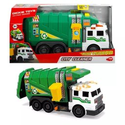 Dickie: Mașină de gunoi cu lumini și sunete - 39 cm, verde