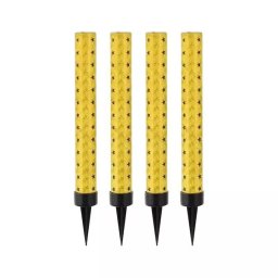 Artificii tort - auriu-negru, 12 cm - 4 buc.