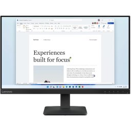 Monitor LED LENOVO L24-4e 68C2KAC1EU, 23.8" Full HD, 100 Hz, 4 ms, Negru
