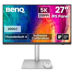 Monitor LED BENQ PD2730S, 27" 5K, 5 ms, 60 Hz, Alb