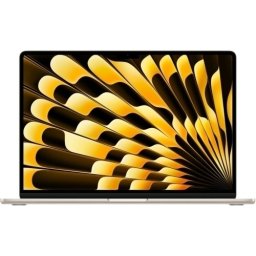 Laptop Apple MacBook Air 15 with Liquid Retina (2026) Z1LT001CV, Apple M5 10-core, 15.3 inch, RAM 16GB, SSD 1TB, Apple M5 10-core Graphics, Int KB, macOS, Starlight + Adaptor 35W