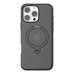 Husa Torras Ostand Spin Case for iPhone 16 Pro (Black)