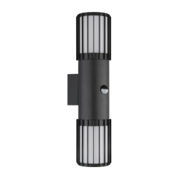 Globo 32160-2S - Corp de iluminat exterior cu senzor MERVIN 2xE27/15W/230V IP54