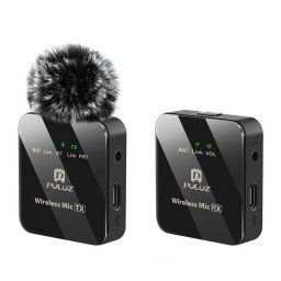 Microfon tip Lavaliera Wireless PULUZ USB-C Black