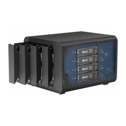 Rack SSD/HDD Terramaster D8 Hybrid Bay 8 Black