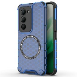 Husa de protectie Techsuit HoneyComb Shield MagSafe compatibil cu Xiaomi Redmi 15 4G / Redmi 15 5G, Albastru