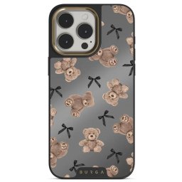 Husa Elite Mirror, Magsafe, Gold BFF, iPhone 15 Pro Max, Gri