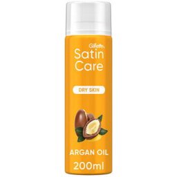 Satin Care Argan Oil - Gel na holení