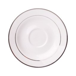 Farfurioara suport ceasca cafea espresso 12.5cm, Aura Silver