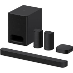 Soundbar SONY BRAVIA Theatre System 6 HT-S60, 5.1 canale, 1000W, Dolby Atmos, DTS:X, Bluetooth 5.3, Negru