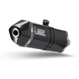Sistem de evacuare complet 2x1 MIVV SPEED EDGE negru otel pentru YAMAHA MT-07 Tracer Tracer 700 2016-2024, YAMAHA Tracer 7 2016-2024