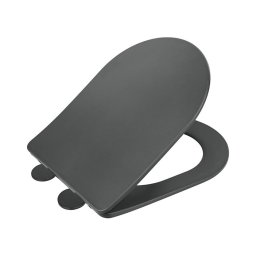WENKO 26030100 - Capac WC GALATI 46x36 cm antracit