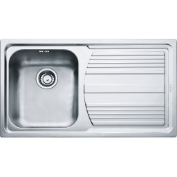 101.0152.583 Chiuveta bucatarie Franke Logica Line LLX 611-L, picurator dreapta, 860x500mm, inox lucios