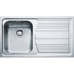101.0086.236 Chiuveta Franke Logica Line - LLL 611-L Inox Dekor picurator dreapta