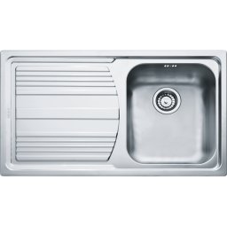 101.0086.240 Chiuveta Franke Logica Line - LLL 611-L Inox Dekor picurator stanga