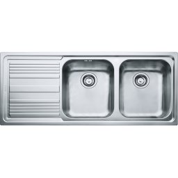101.0086.284 Chiuveta Franke Logica Line - LLL 621 Inox Dekor picurator stanga