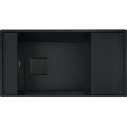 114.0718.447 Chiuveta bucatarie Franke Mythos Fresno FSG 611-88, 877x495mm, fragranite, Matte Black