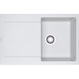 114.0153.909 Chiuveta bucatarie Franke Maris MRG 611 reversibila, 780x500mm, tehnologie Sanitized, fragranite, Bianco
