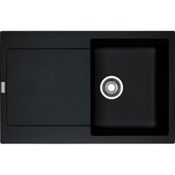 114.0157.493 Chiuveta bucatarie Franke Maris MRG 611 reversibila, 780x500mm, tehnologie Sanitized, fragranite, Nero