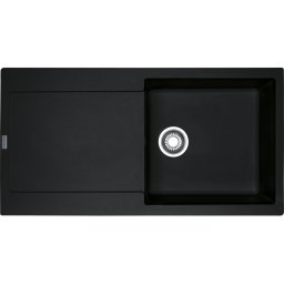114.0157.482 Chiuveta bucatarie Franke Maris MRG 611-L reversibila, 970x500mm, tehnologie Sanitized, fragranite, Nero