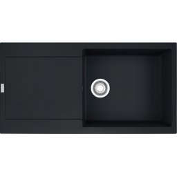 114.0630.730 Chiuveta bucatarie Franke Maris MRG 611-L reversibila, 970x500mm, tehnologie Sanitized, fragranite, Matte Black