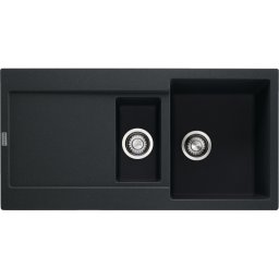 114.0157.500 Chiuveta bucatarie Franke Maris MRG 651 reversibila, 970x500mm, tehnologie Sanitized, fragranite, Nero
