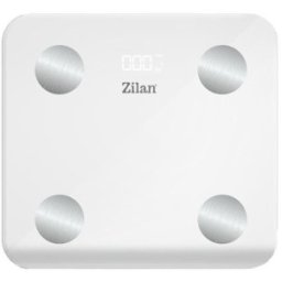 Cantar Electronic Persoane, Alb, 30 x 26 cm, Capacitate Maxima 180 kg, Sticla