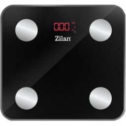 Cantar Electronic Persoane, Negru, 30 x 26 cm, Capacitate Maxima 180 kg, Sticla