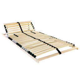 Baza cu lamele cu headboard Manual Maro 90 x 190 cm Lemn GartenMobel Dekor