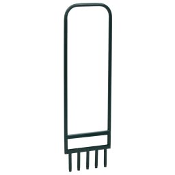 Aerator gazon 5 tije tubulare, verde otel vopsit electrostatic GartenMobel Dekor