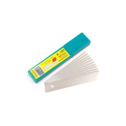 Lame cutter 18 mm segmentate pentru cutter retractabil, set 10 buc (A-100)