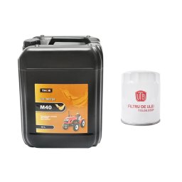 Pachet schimb ulei M40 10L si filtru ulei pentru tractor UTB U-445