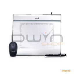 GENIUS Tableta Grafica Genius MousePen I608X, 6 x 8 working area, 2560 LPI, 1024-level pressure se