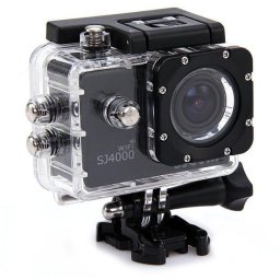 Camera sport SJCAM SJ 4000 WiFi, carcasa impermeabila, argintiu