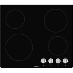 Plita incorporabila GORENJE EC641BSC, Vitroceramica, 4 arzatoare, Negru