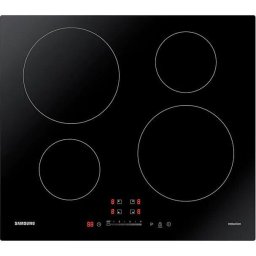 Plita incorporabila Samsung NZ64M3707AK/OL, Inductie, 4 zone, Touch Slide Control, Child safety lock, 60 cm, Negru