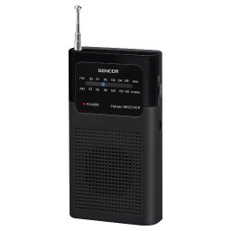 SENCOR Radio Sencor SRD 1100B, Negru Putere 0,3 W RMS Radio FM / AM Sursa Alimentare: Baterii 2 x 1,5 V AAA