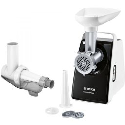 Masina de tocat carne Bosch MFW3X15B, 2000 W, 2.5 kg/min, Accesoriu suc rosii, 3site, palnie carnati, negru